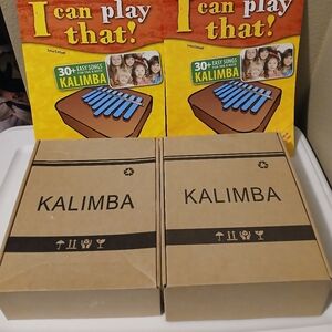 Kalimba Sets with Songbooks EUC